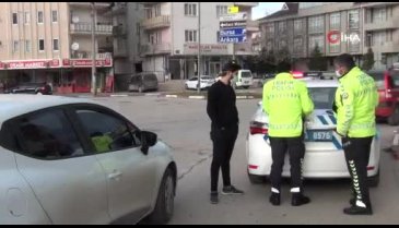 Bursa'da açık olmayan kafeyi, açmaya giden sürücü ceza yedi