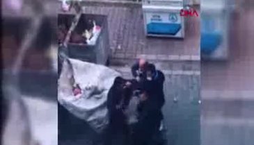 Hırsızlık şüphelisini evire çevire dövdüler