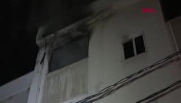 Bursa'da 5 katlı apartmanda yangın! 2 kişi dumandan etkilendi