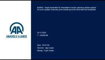 Bursa'da hırsız ile iş yeri çalışanı arasında arbede çıktı - 2