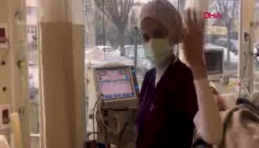 Bursa'da hastane çalışanlarının pandemi videosu ilgi çekti