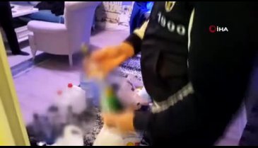 Ankara'da sahte alkol operasyonu