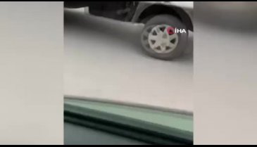Bursa'da köpeği kamyonetin arkasında sürükledi