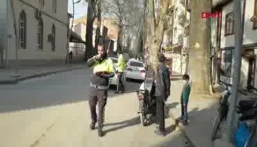 Bursa'da çalıntı motosikletle ekmek almaya gidince yakalandı