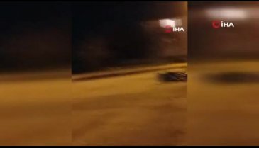 Alkollü motosikletlinin tehlikeli yolculuğu