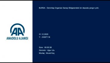 Bursa'da fabrikada yangını!