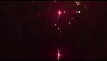 Yılbaşını pompalıyla kutladı!