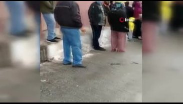 Erzak dağıtımında oluşan izdiham görüntülerine dair açıklama