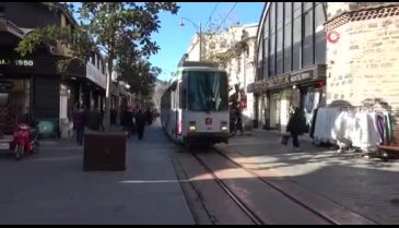 Bursa'da nostaljik tramvay tekrar çalışmaya başladı