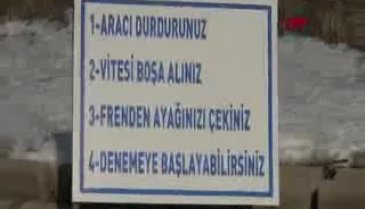 Erzurum'da 'gizemli yol' şaşırtıyor
