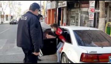 Bu görüntü polisi bile şaşırttı