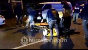 Bursa'da meydana gelen kazada kurye yaralandı