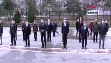 Bursa'daki tüm okullarda İstiklal Marşı okundu