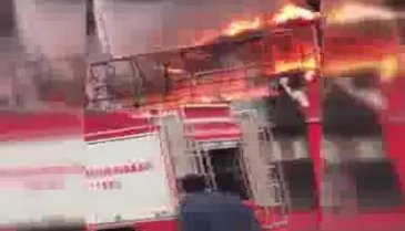 Bursa'da şehir merkezinde yangın! -2