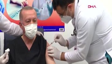 Cumhurbaşkanı Erdoğan koronavirüs aşısı oldu