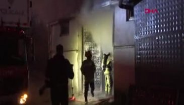 Bursa'da fabrikada yangın