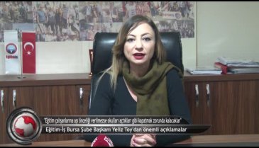 Yüz yüze eğitim açıklamasına Bursa yorumu (ÖZEL HABER)