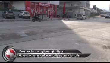 Bursa'da kursiyerler can güvenliği istiyor! (ÖZEL HABER)