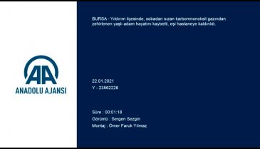 Bursa'da sobadan sızan gazdan zehirlenen yaşlı adam öldü