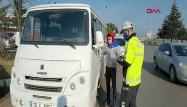 Bursa'da korsan servis trafikten menedildi, sürücüsüne 6 bin 143 TL ceza