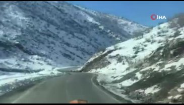 Toprak kayması kameraya yansıdı