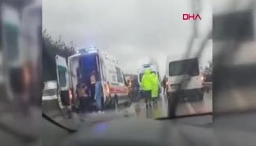 Bursa Orhangazi'de devrilen tankerin sürücüsü yaralandı