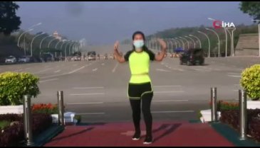 Spor yaparken darbenin ilk anlarını kaydetti