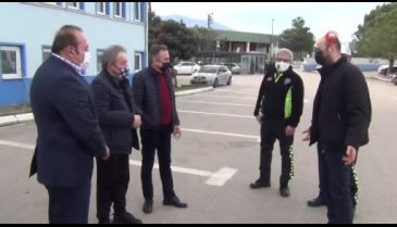 Arif Susam'dan Bursa'da trafikçilere sürpriz ziyaret