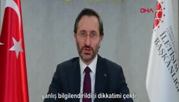Fahrettin Altun, Boğaziçi'ndeki olaylara ilişkin video yayınladı