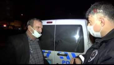 Bursa'da kısıtlamada aşırı alkol alınca evinin adresini unuttu, ekiplere zor anlar yaşattı