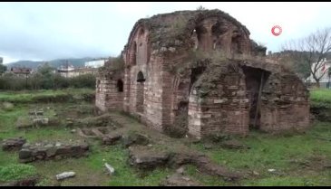 Bursa'da Aziz Aberkios Kilisesi turizme açılmayı bekliyor