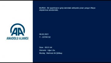 Bursa'da atölyede çıkan yangında 5 kişi dumandan etkilendi