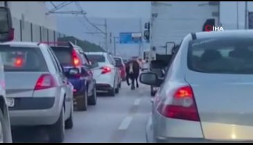 Bursa trafiğinde dana şoku yaşandı!