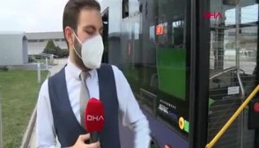 Cumhurbaşkanı Erdoğan'ın test ettiği sürücüsüz elektrikli otobüs, Bursa'da düzenlenen lansmanda tanıtıldı