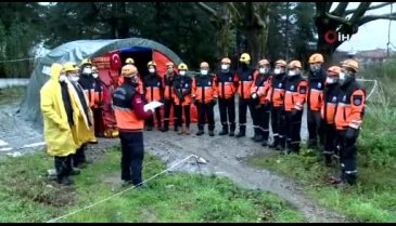 Bursa'da gerçeğini aratmayan arama-kurtarma tatbikatı