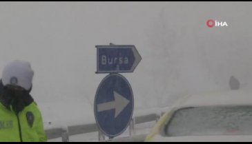 Bursa İzmir karayolu trafiğe kapandı!