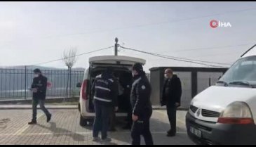 Bursa'da cinayet zanlısı karı koca adliyeye sevk edildi