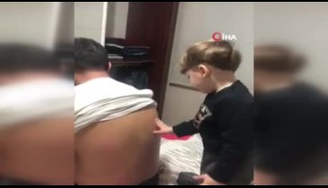 Katledilen baba ile oğlun son görüntüleri yürekleri dağladı