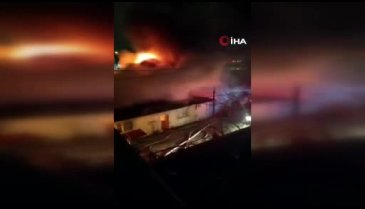 Bursa'da gecekonduda korkutan yangın
