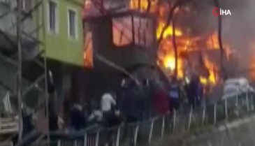 Artvin Yusufeli'de feci yangın!
