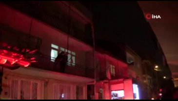 Bursa'da itfaiyeyi gören sokağa çıktı