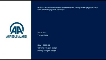 Bursa Uludağ'da kar yağışıyla hafta sonu pistler doldu