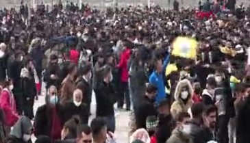 Nevruz kutlamasında korku dolu anlar