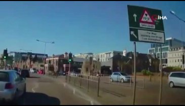 Göktaşının düşme anı kameralara yansıdı