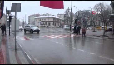 Bursa İnegöl beyaza büründü