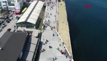 Bursa'da kısıtlamasız hafta sonunda yoğunluk oluştu