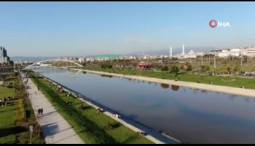 Bursalılar, hafta sonunda parklara akın etti