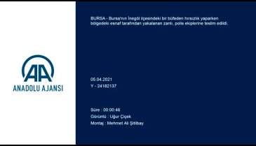 Bursa'da büfeden hırsızlık yaptığı öne sürülen şüpheli yakalandı