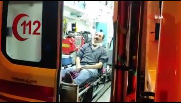 Bursa Kestel'de kamyonetle çarpışan otomobil sürücüsü yaralandı