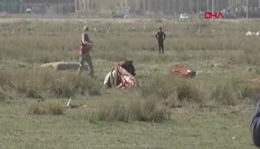 Konya'da askeri gösteri uçağı düştü (Enkazdan görüntüler)